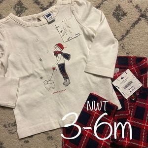 Janie and Jack leggings set